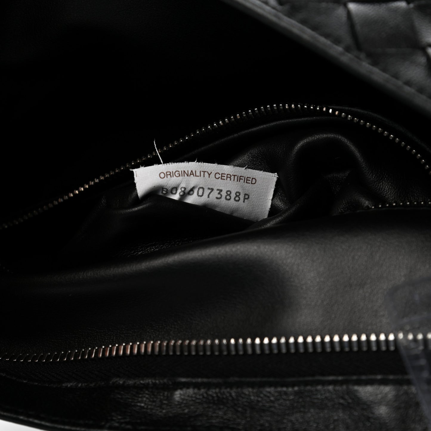 Nappa Intrecciato BV Twist Black