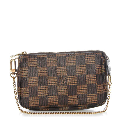 Louis Vuitton Damier Ebene Mini Pochette Accessories 1 of 9