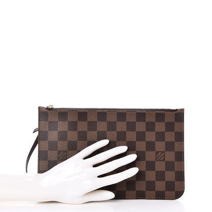 Louis Vuitton Damier Ebene Neverfull MM GM Pochette 2 of 7