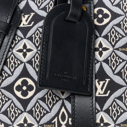Louis Vuitton Jacquard Since 1854 Keepall Bandouliere 45 Grey 9 of 14