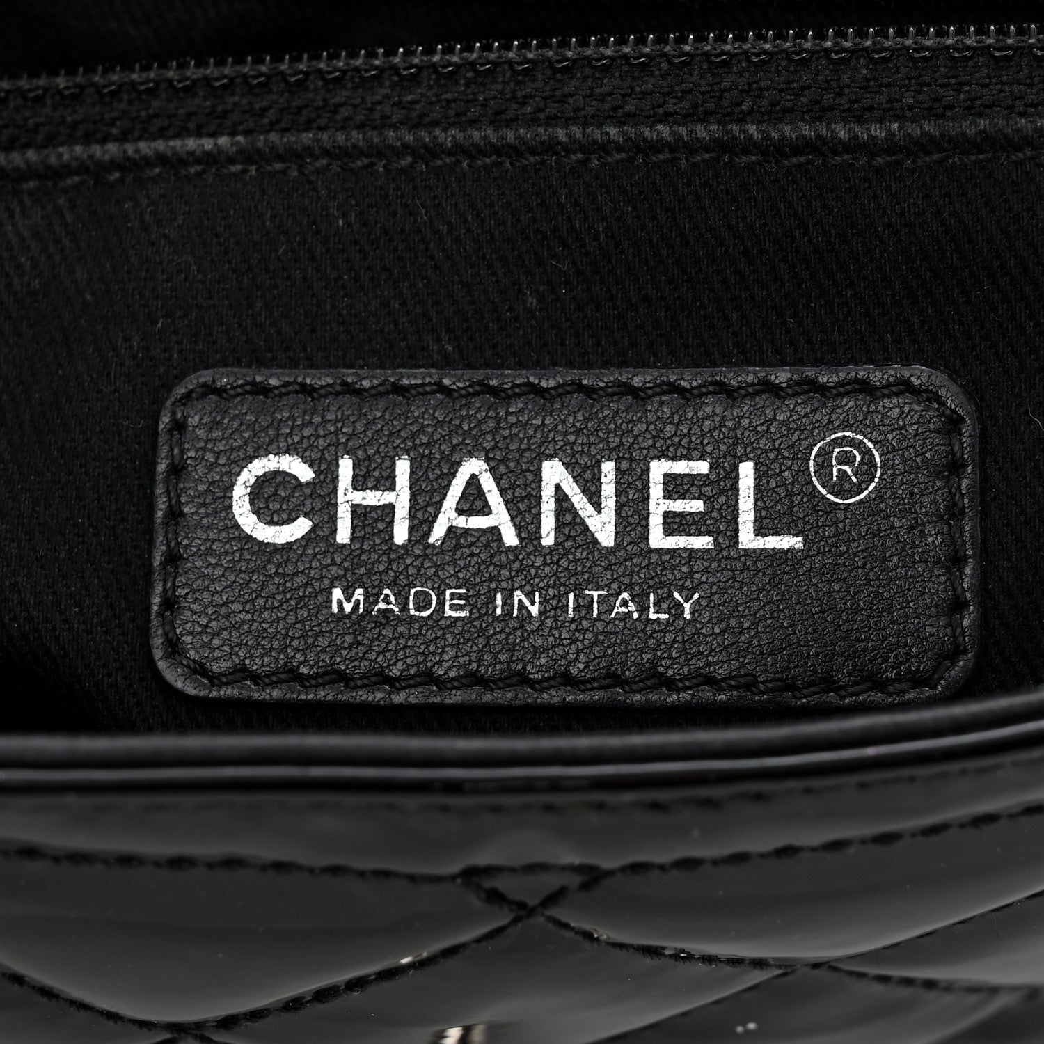 Chanel Patent Quilted Small Coco Shine Flap Black 6 of 11