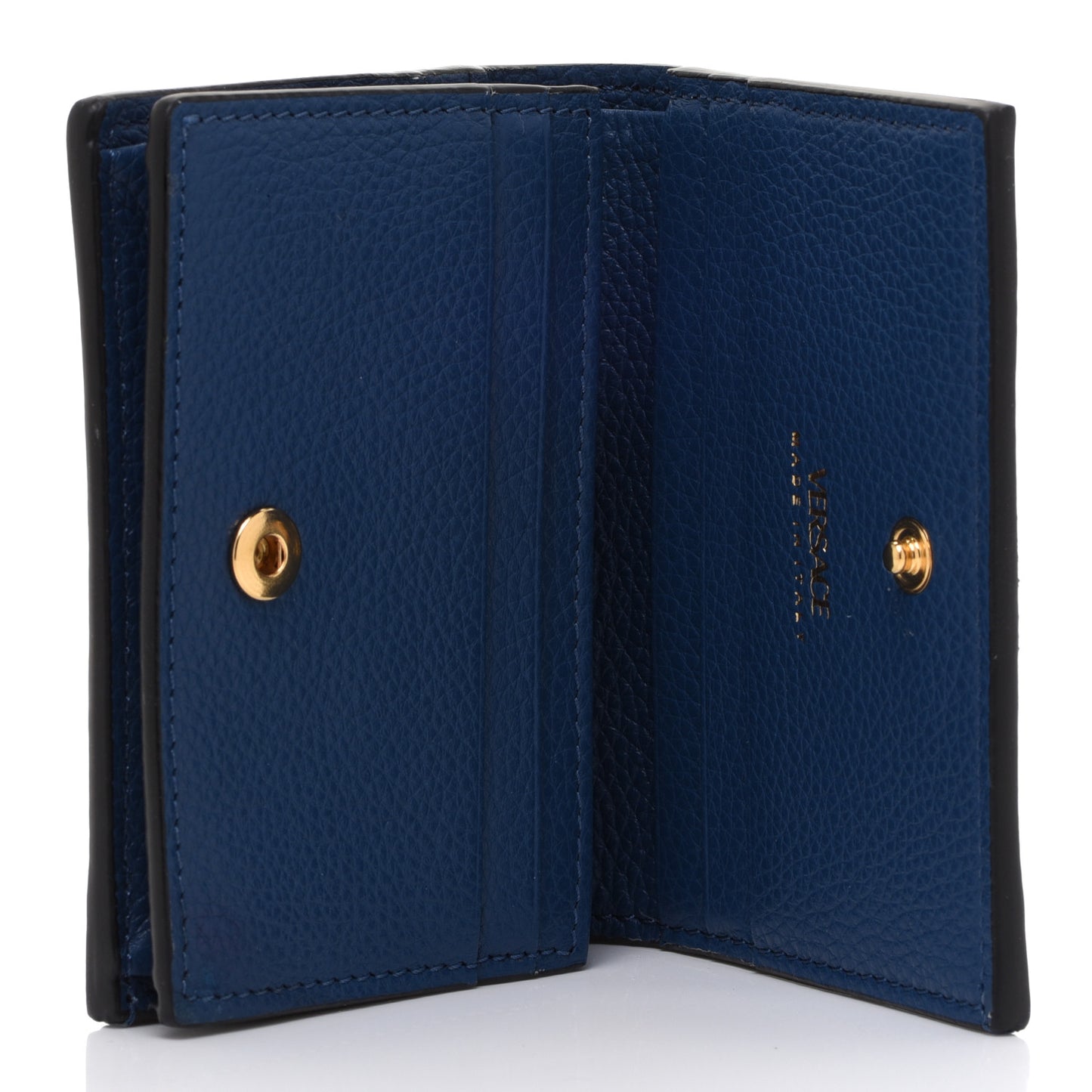 Grained Calfskin Virtus Bifold Wallet