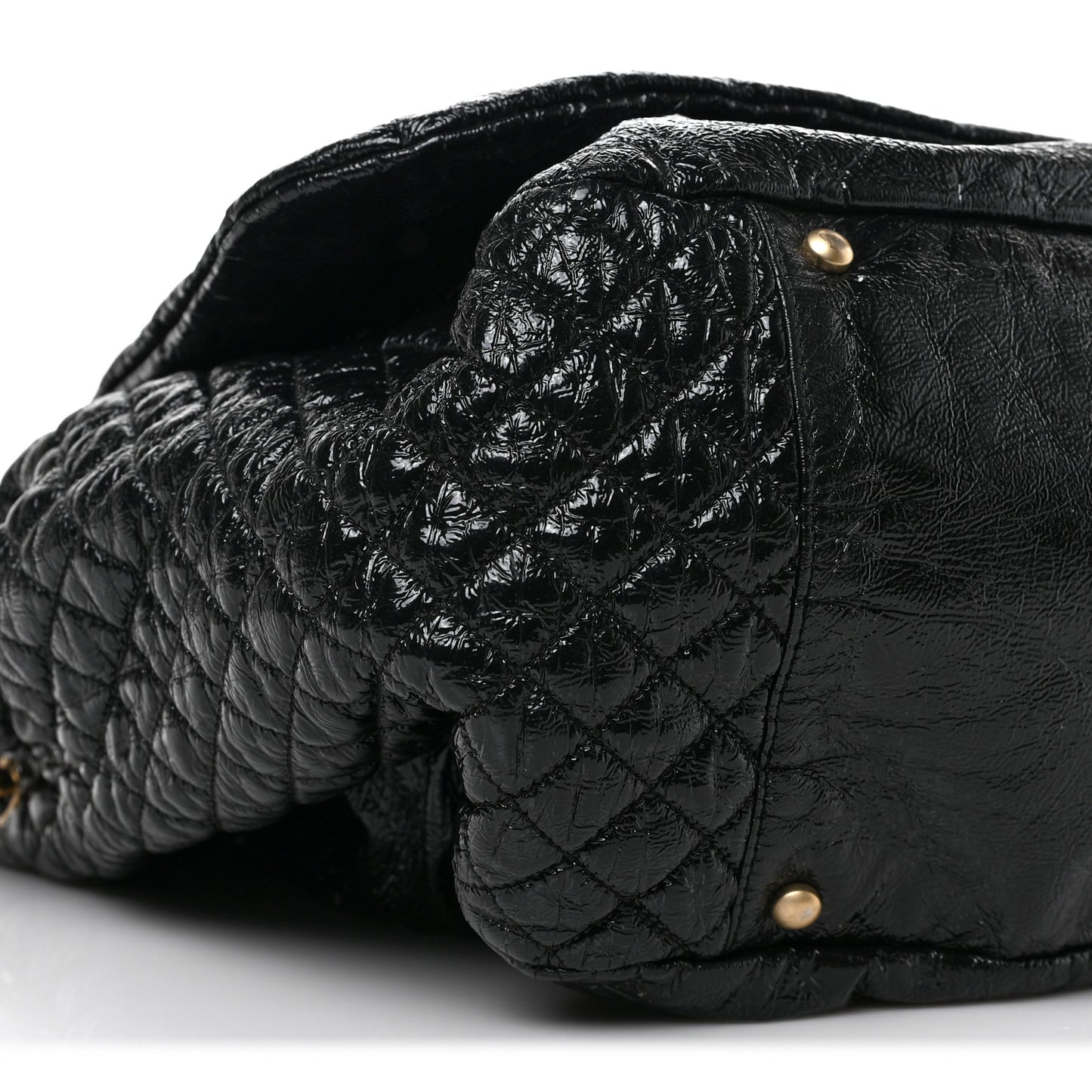 Vinyl XL Rock and Chain Flap Black