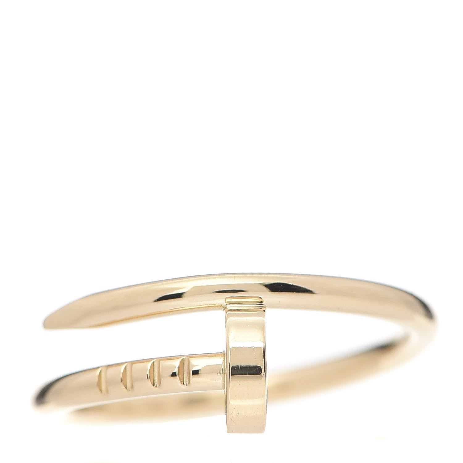 Cartier 18K Yellow Gold Small Juste Un Clou Ring 50 5.25 1 of 5