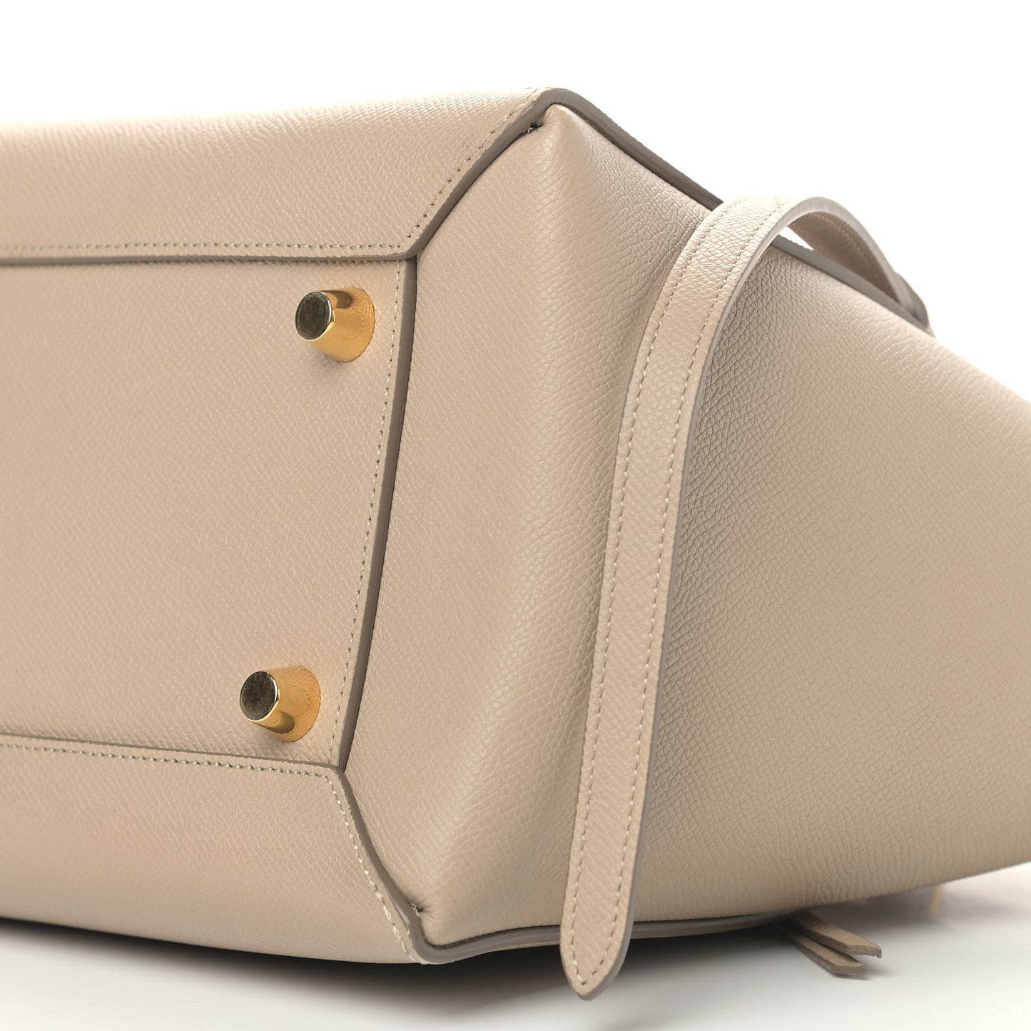 Grained Calfskin Mini Belt Bag Light Taupe