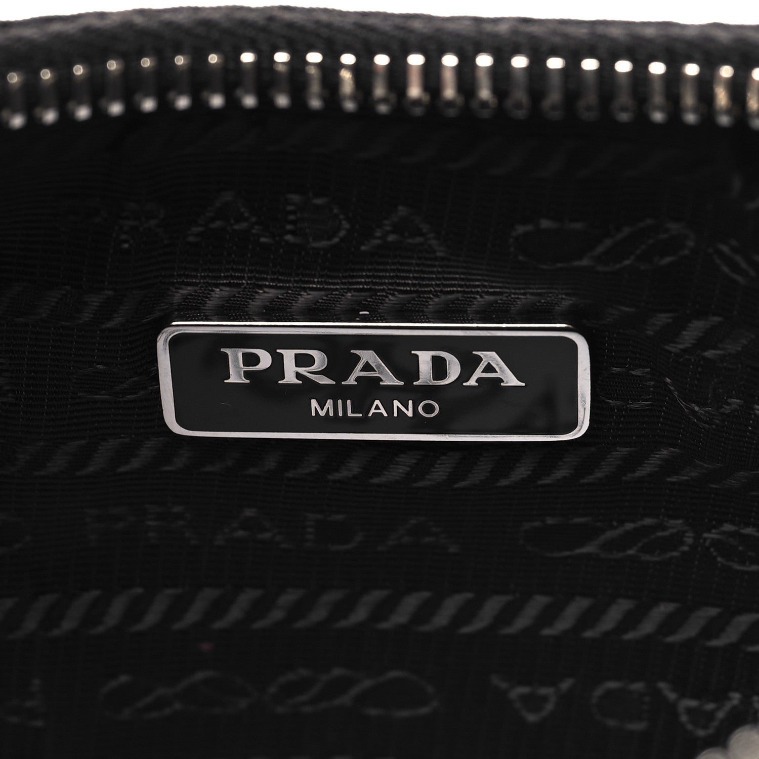 Prada Nylon Re-Edition 2005 Shoulder Bag Black 6 of 10