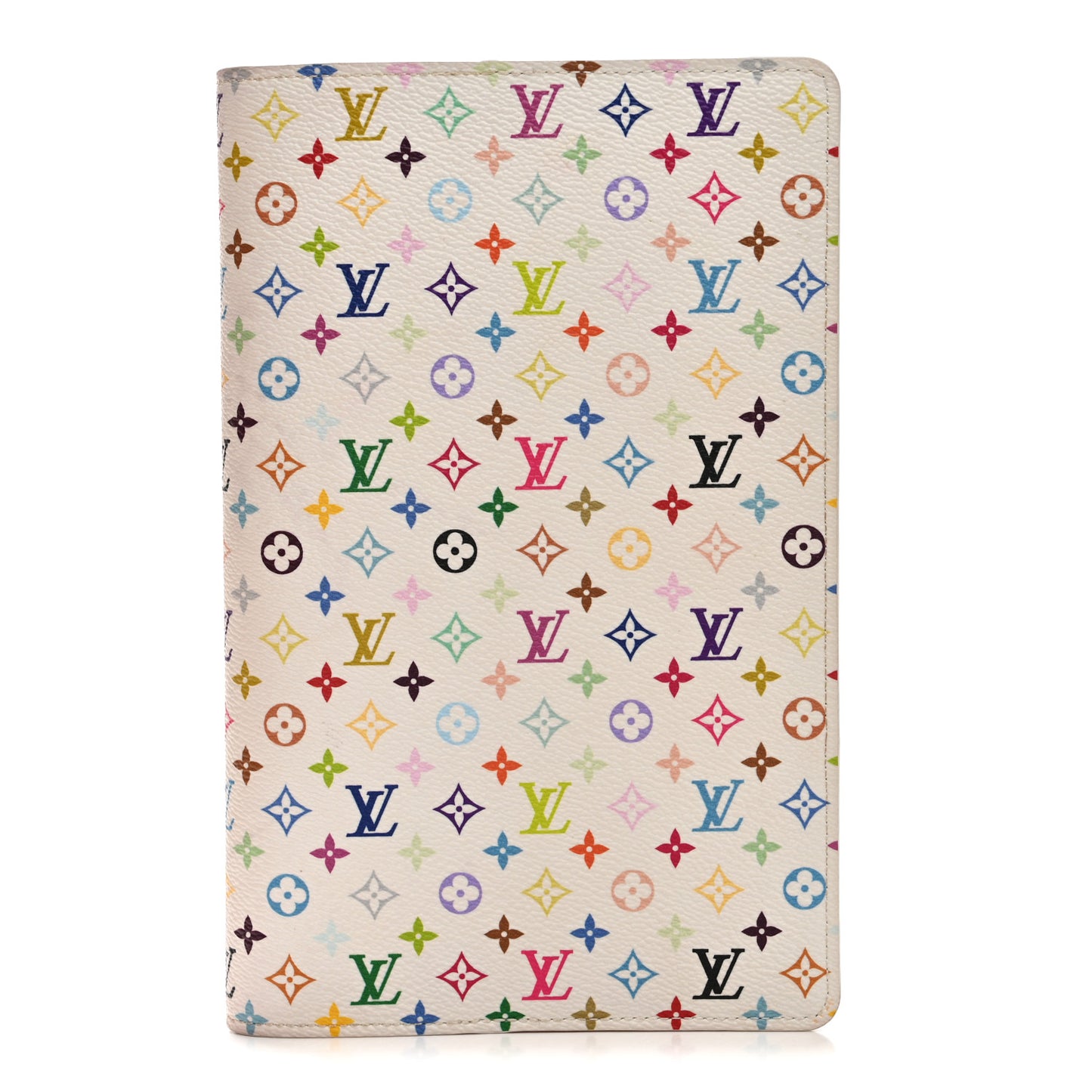 LV X TM Monogram Multicolor Emily Notebook Cover MM White