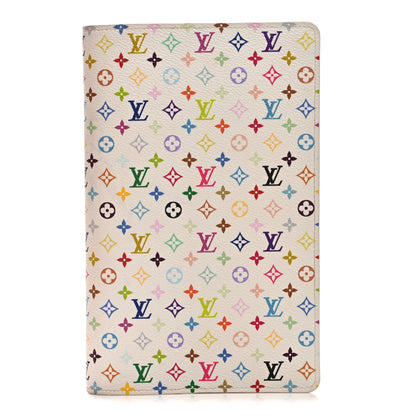 Louis Vuitton LV X TM Monogram Multicolor Emily Notebook Cover MM White 1 of 7