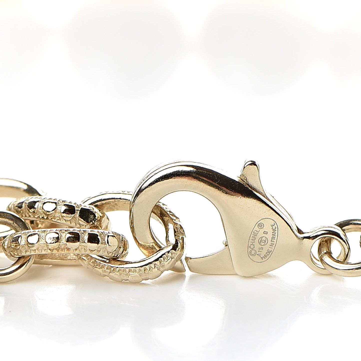 Pearl Crystal CC Bracelet