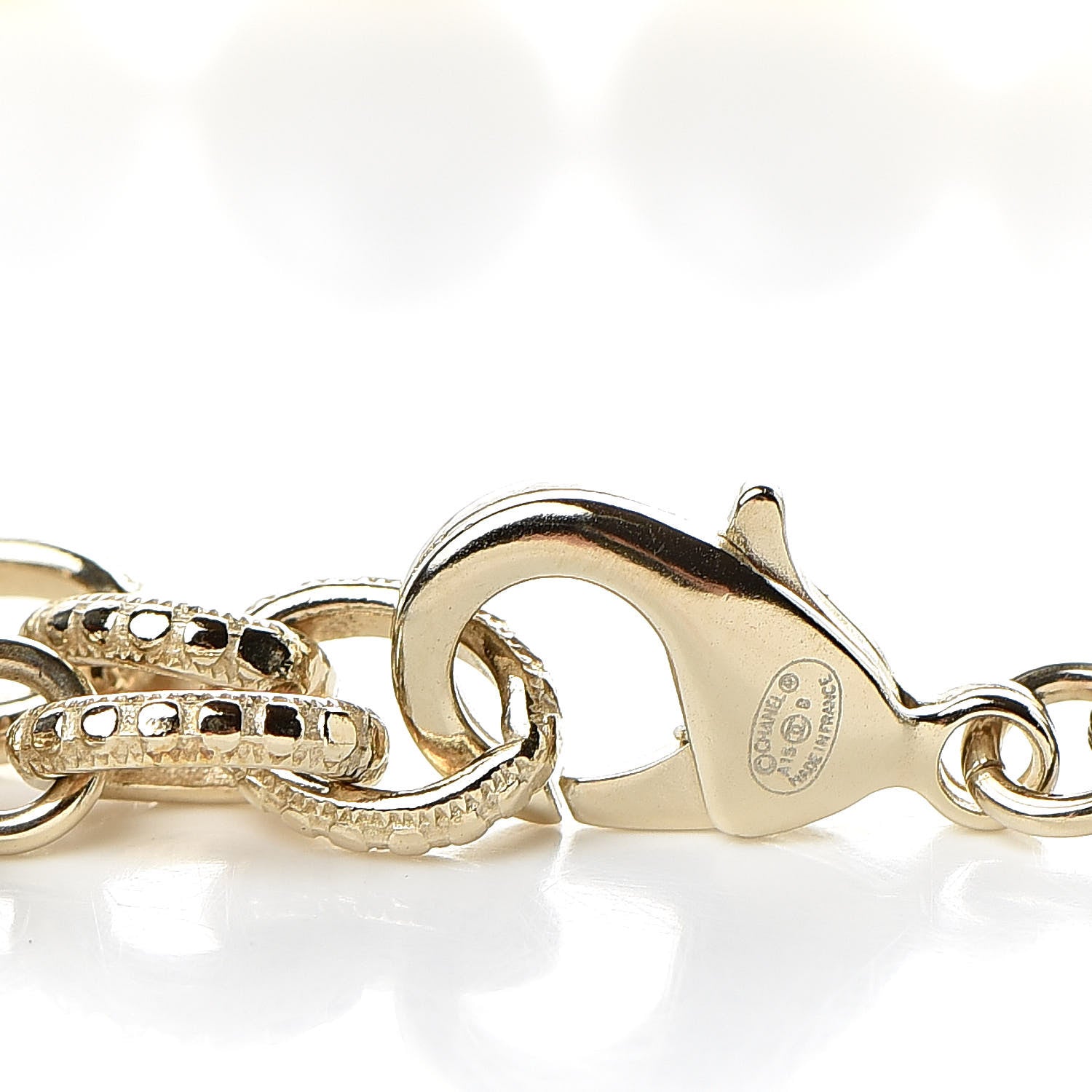 Chanel Pearl Crystal CC Bracelet 4 of 6