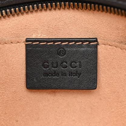 Gucci Calfskin Matelasse Small GG Marmont Chain Shoulder Bag Black 6 of 11