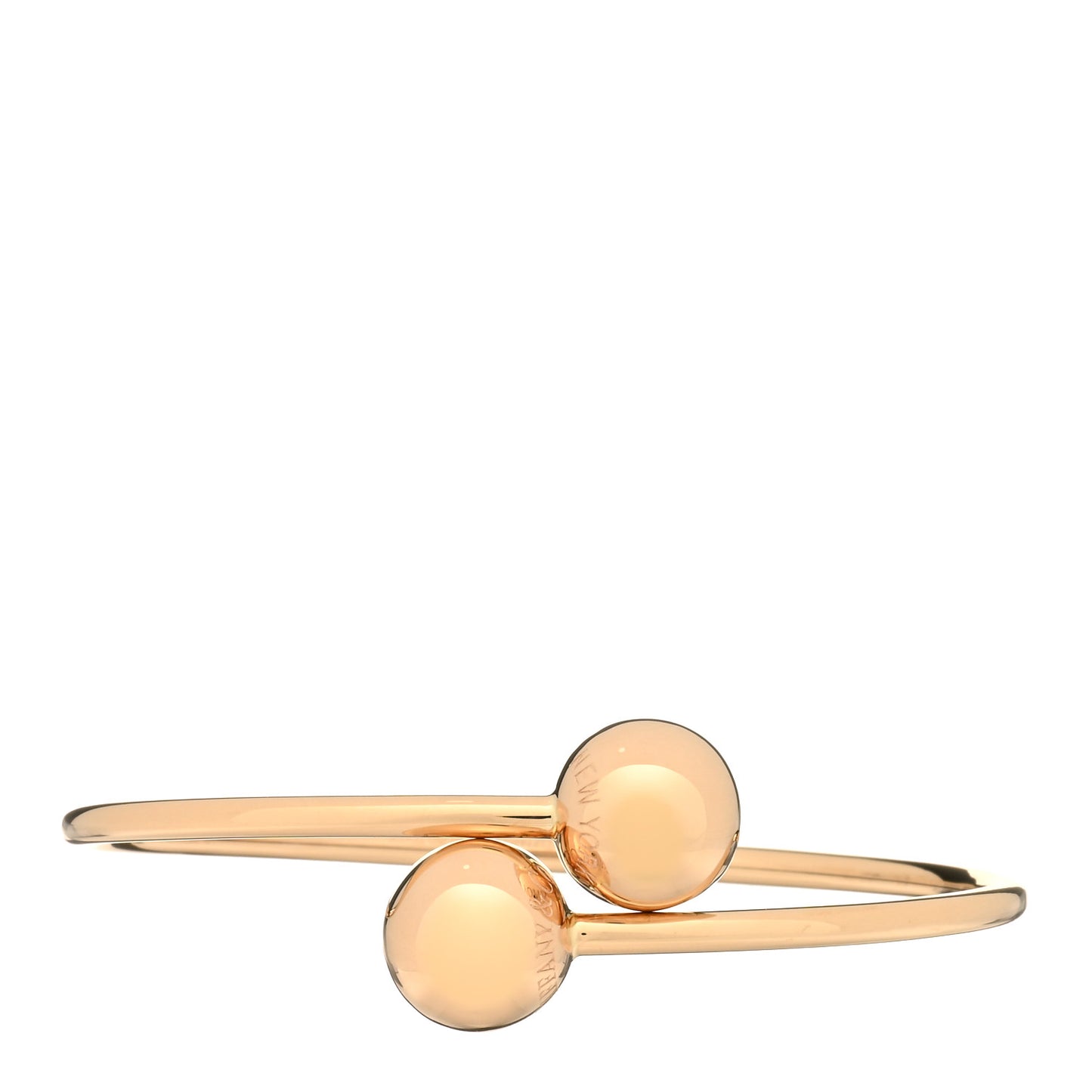 18K Rose Gold 11mm HardWear Ball Bypass Bracelet