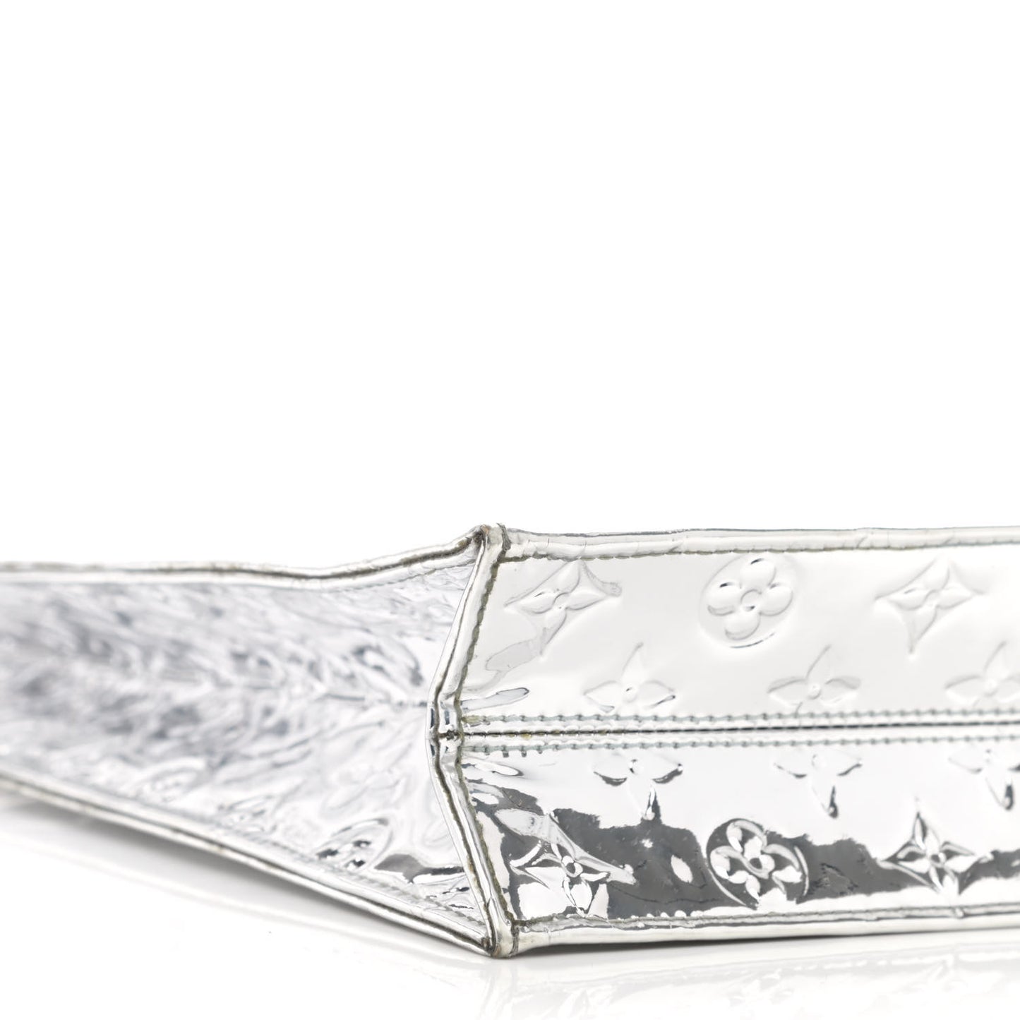 Monogram Miroir Sac Plat Silver