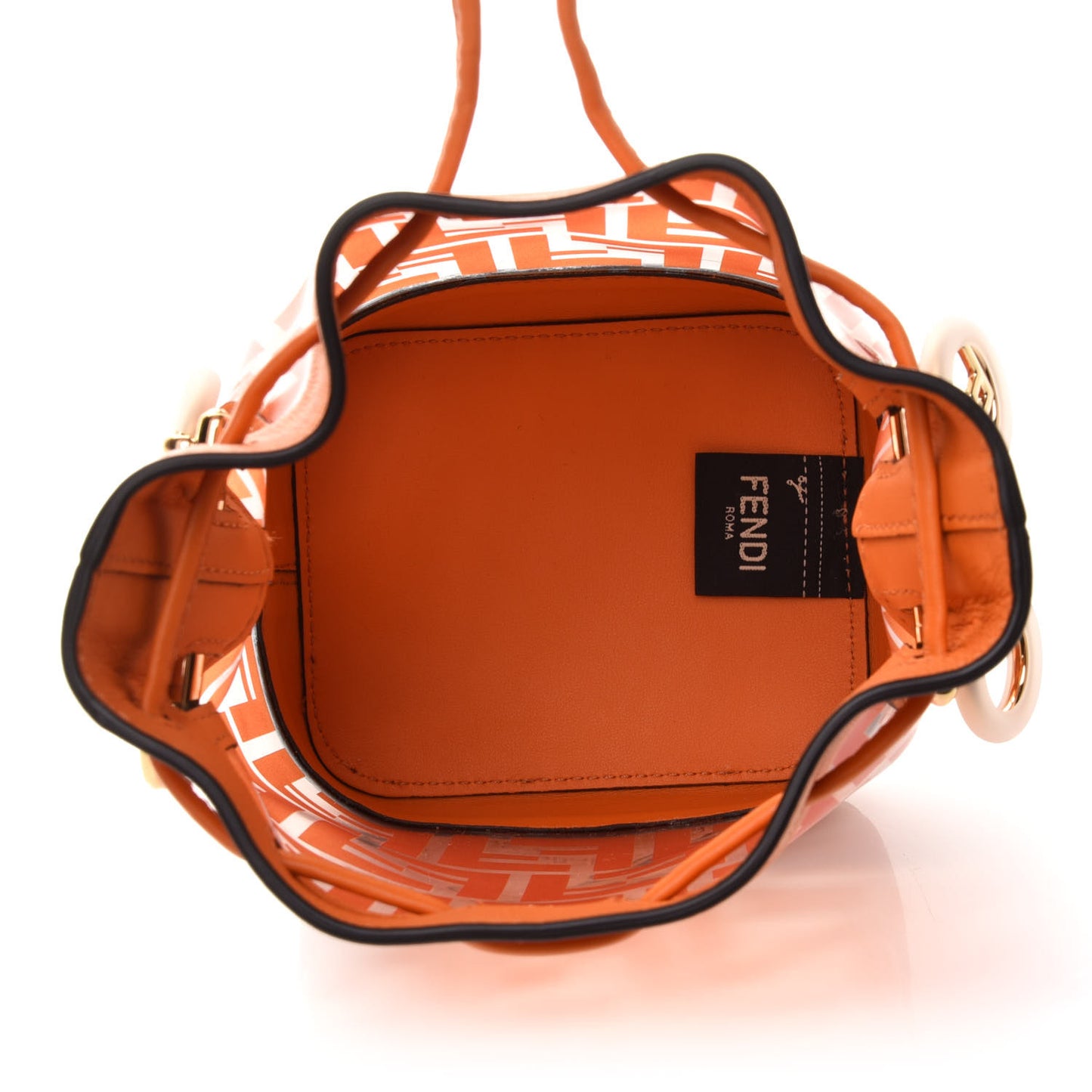 TPU FF Vitello Grace F is Fendi Mini Mon Tresor Bucket Bag Aranciata