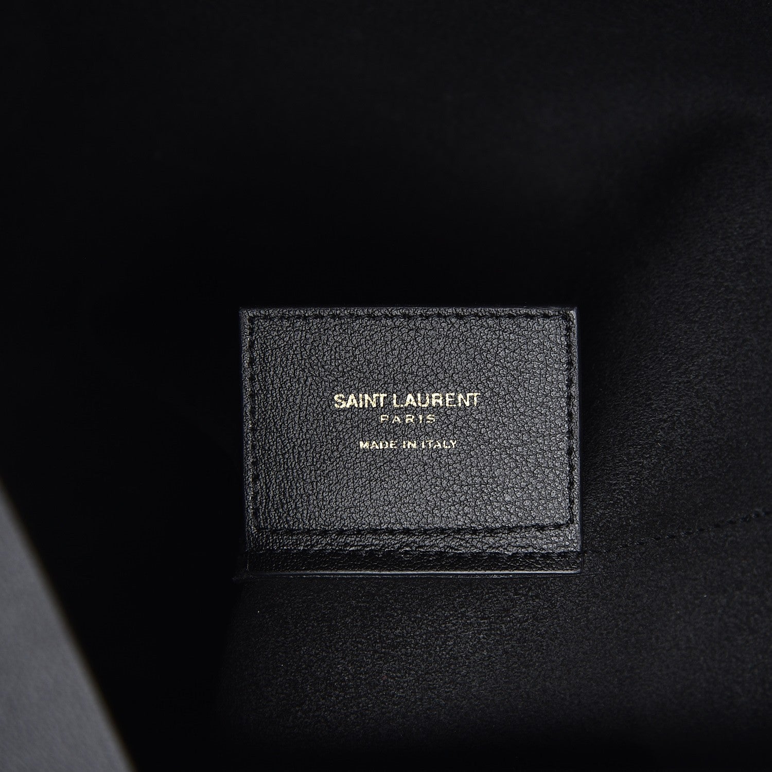 Saint Laurent Calfskin Large Shopping Tote Black 7 of 7