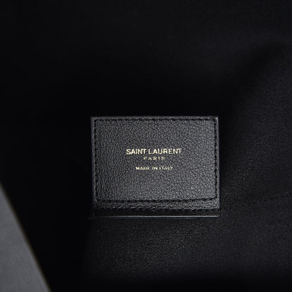 Saint Laurent Calfskin Large Shopping Tote Black 7 of 7