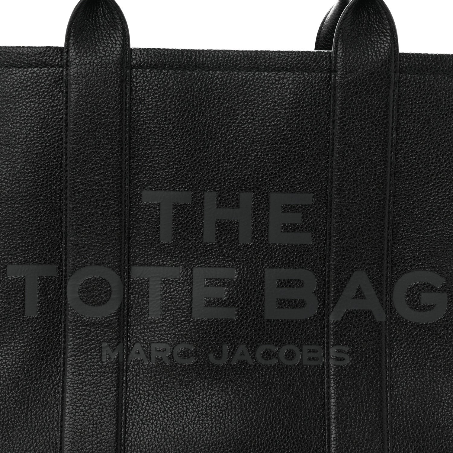 Marc Jacobs Grained Calfskin Large The Tote Bag Black 8 of 10