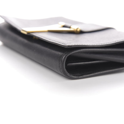 Saint Laurent Calfskin Classic Y Ligne Chain Wallet Black 12 of 13