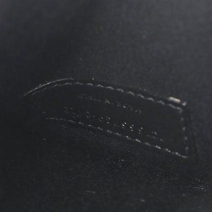 Saint Laurent Smooth Shiny Calfskin Monogram Uptown Clutch Black 7 of 10