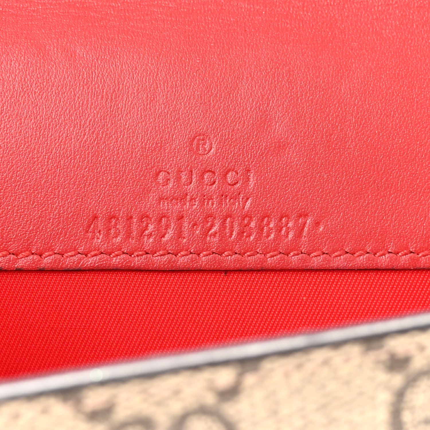 Gucci GG Supreme Monogram Mini Cherry Chain Bag 6 of 9