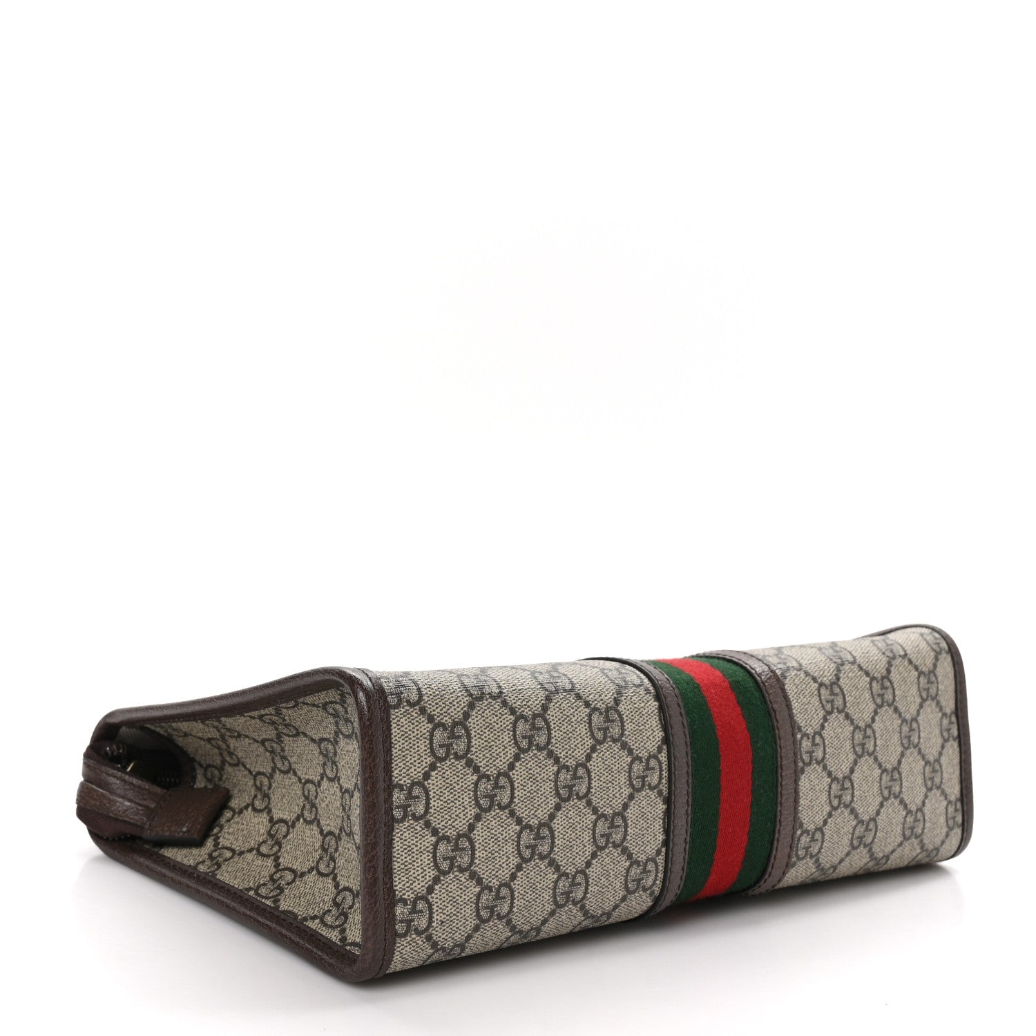 Gucci GG Supreme Monogram Web Ophidia GG Toiletry Case Beige New Acero 4 of 10