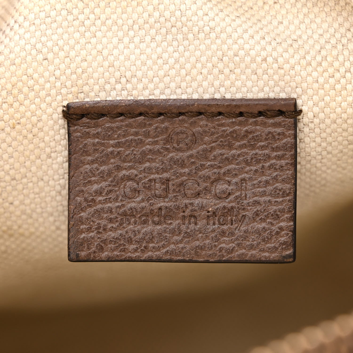 Gucci GG Supreme Monogram Mini Neo Vintage Double Zip Messenger Bag Beige New Acero Crop 7 of 11