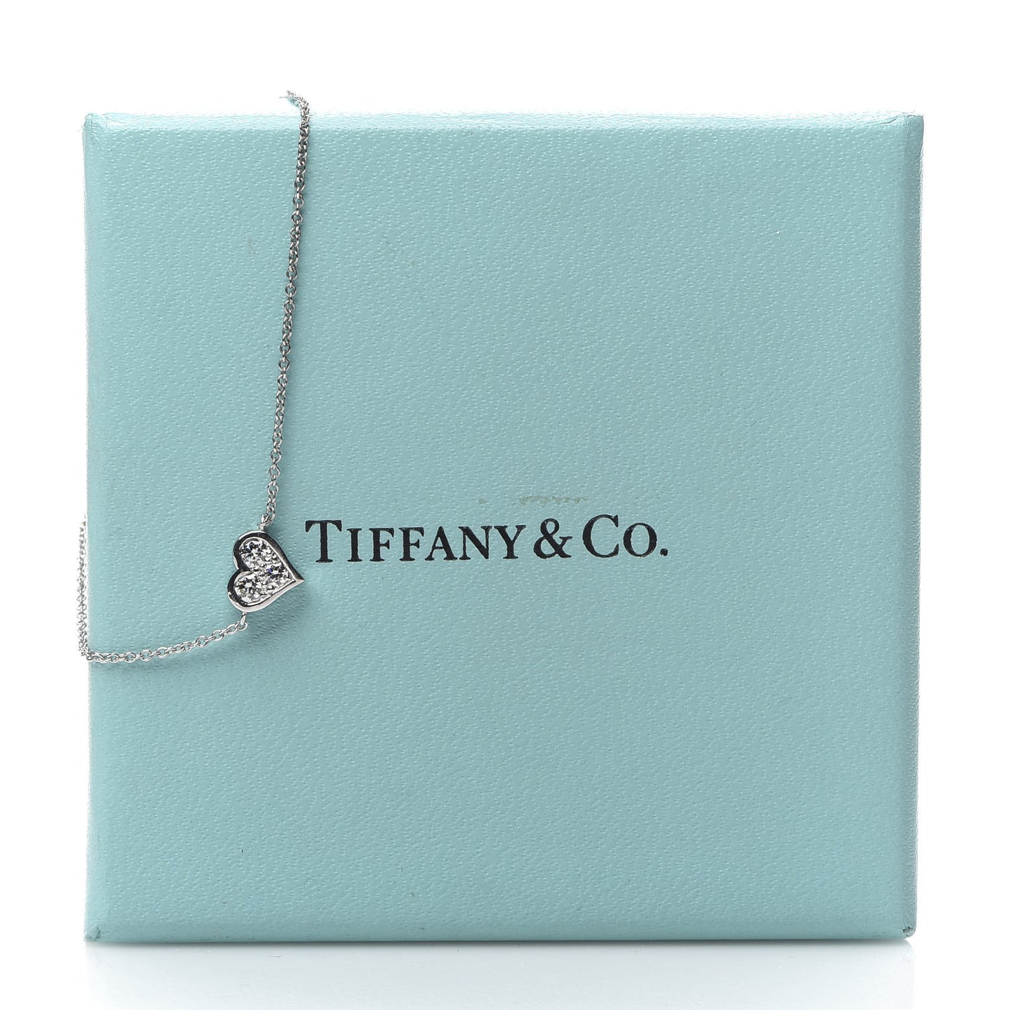 Platinum Diamond Hearts Bracelet