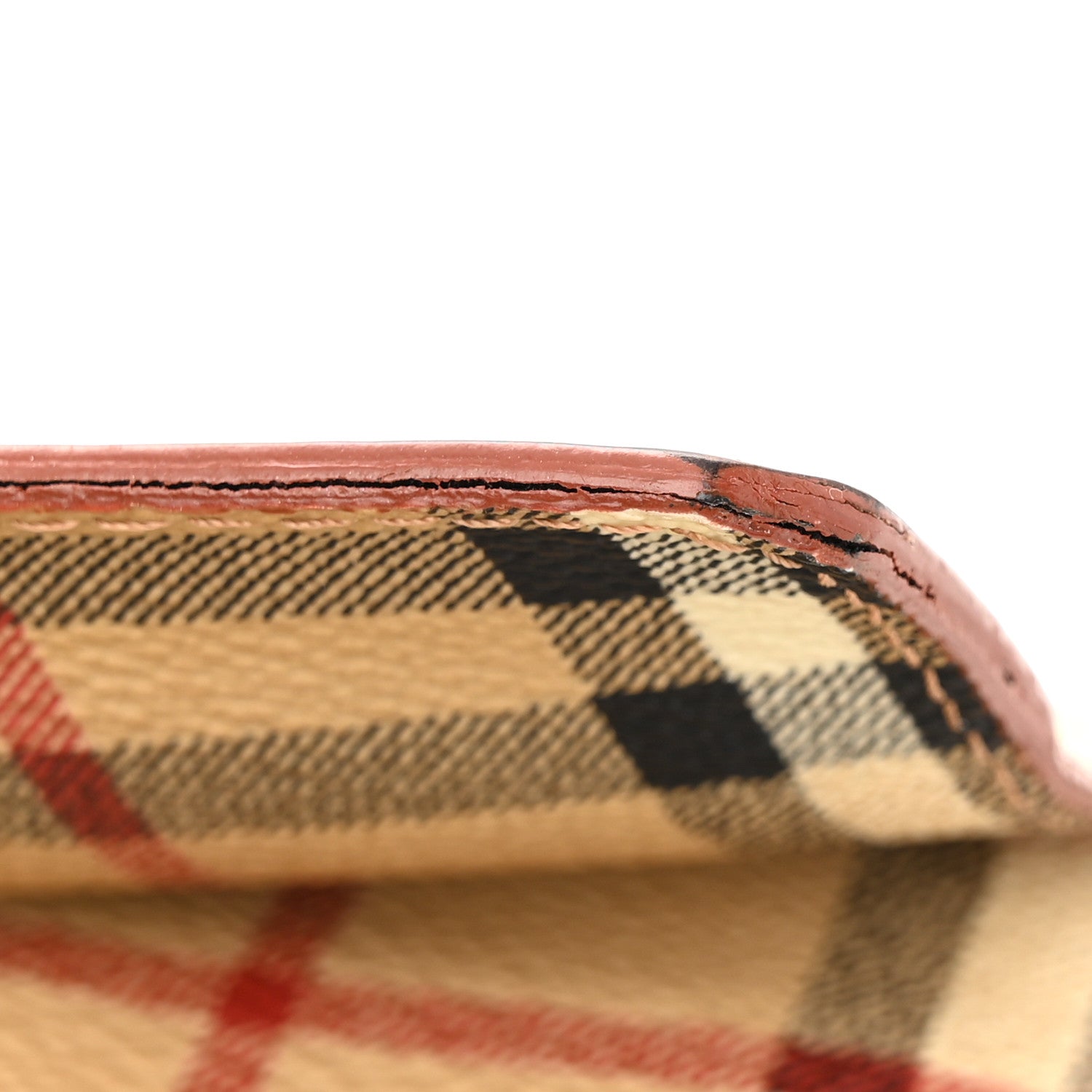 Burberry Haymarket Check Shoulder Bag Red 16 of 16