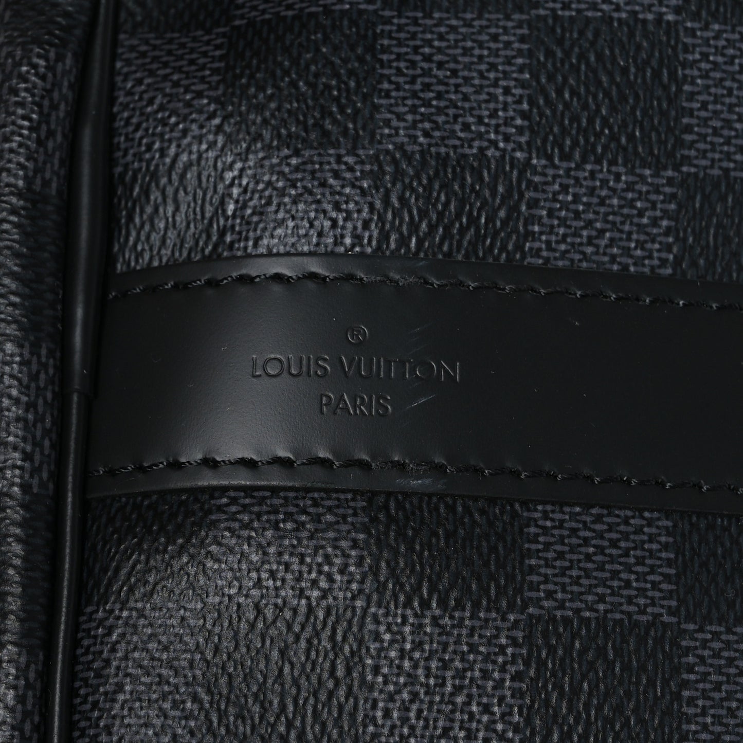 Damier Graphite Keepall Bandouliere 55