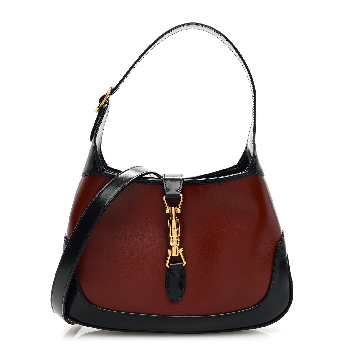 Gucci Boarded Dyana Lux Calfskin Bi-Color Small Jackie 1961 Hobo Mineral Red Blue 1 of 8