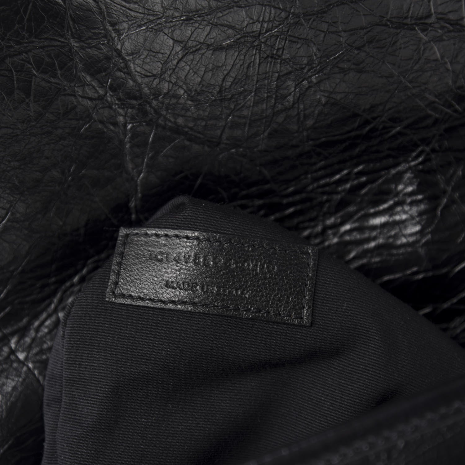 Saint Laurent Crinkled Calfskin Matelasse Monogram Medium Niki Chain Satchel Black 10 of 11