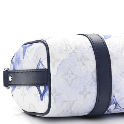 Louis Vuitton Monogram Watercolor Keepall XS Blue 9 of 11