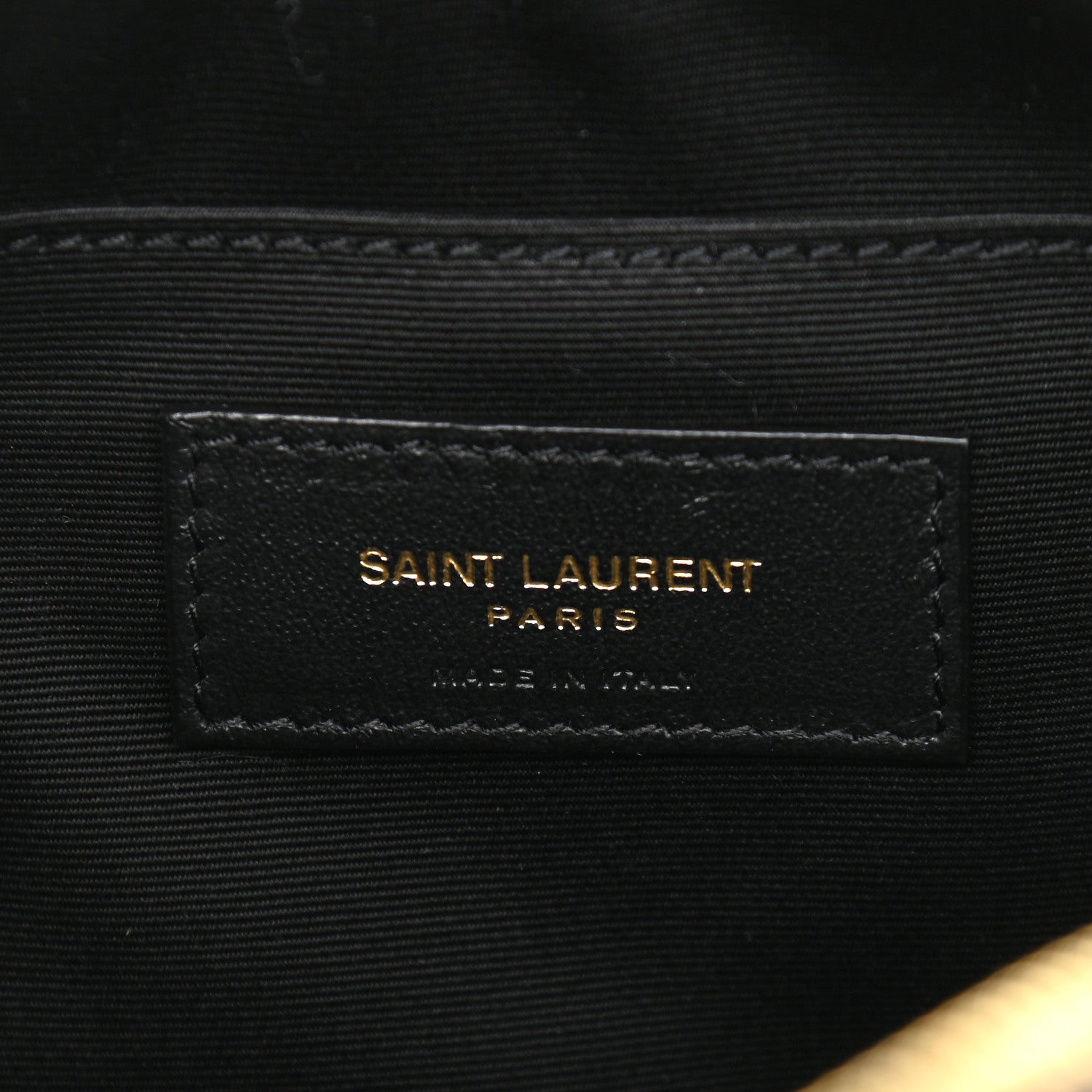 Saint Laurent Calfskin Matelasse Monogram Lou Camera Bag Black 5 of 9