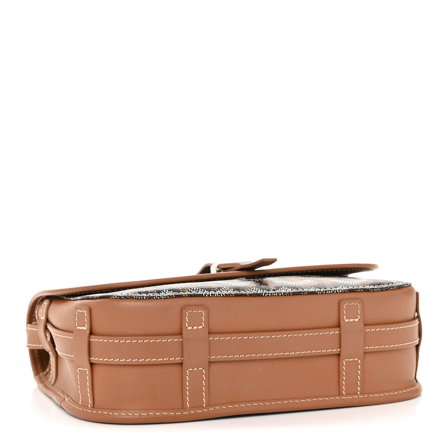 Goyardine Belvedere II PM Messenger Bag Black Gold