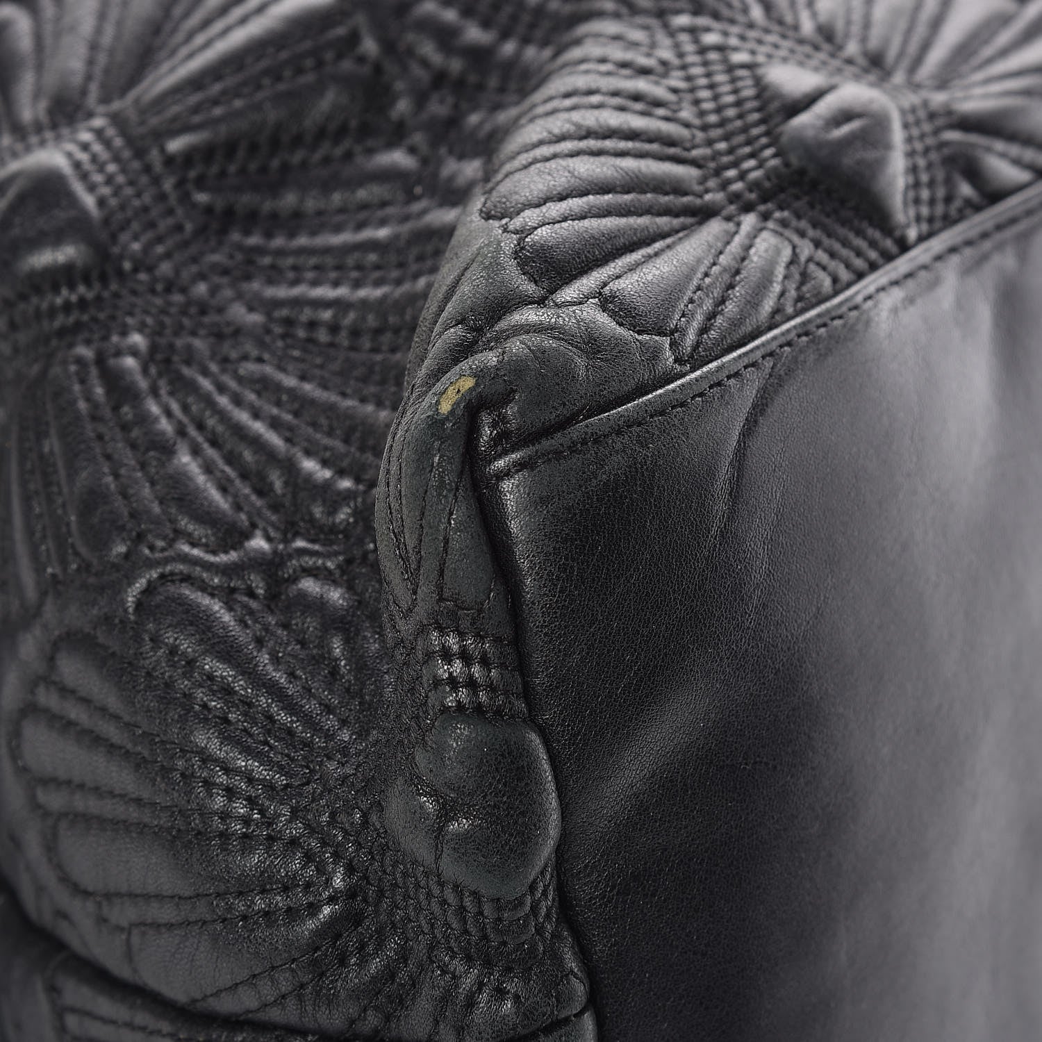 Chanel Calfskin Embroidered Ca D'Oro Tote Black 11 of 14