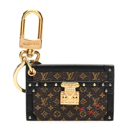 Louis Vuitton Petite Malle Bag Charm Key Holder Brown 1 of 4