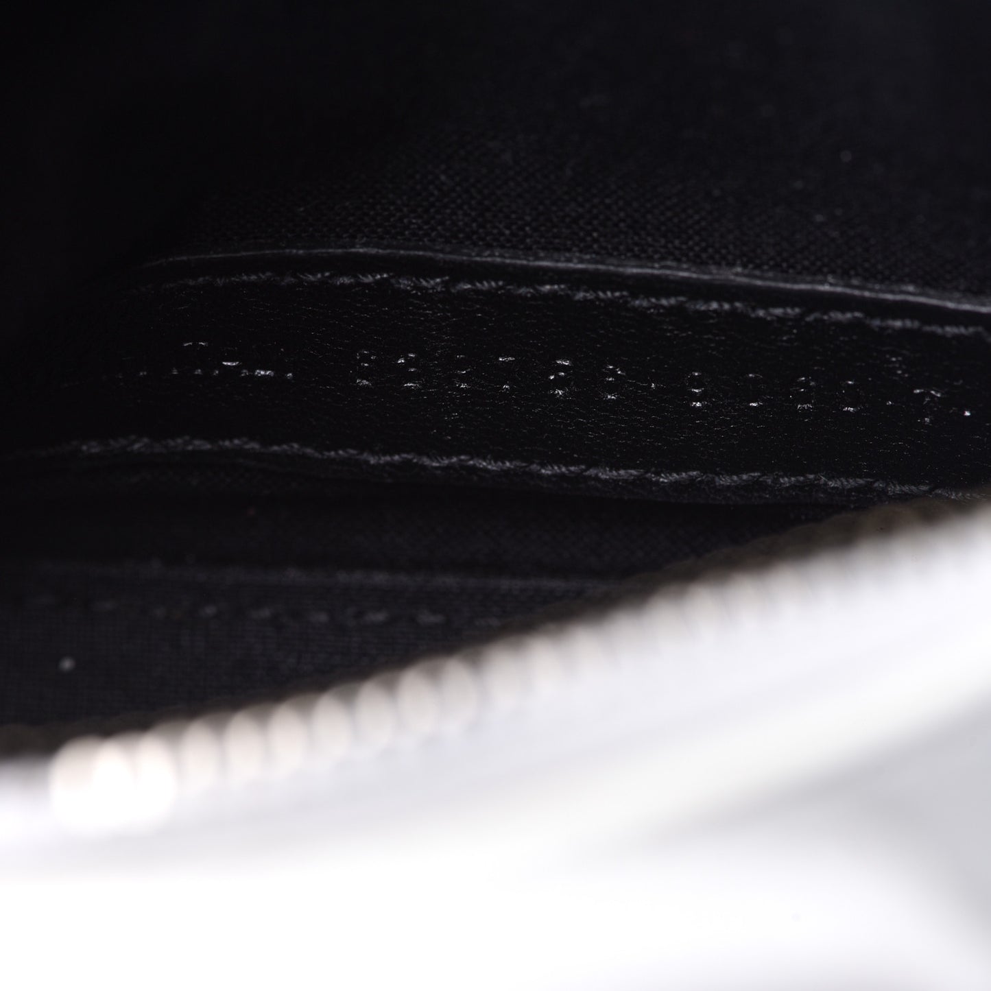 Calfskin Logo Crocodile Embossed Mini Ville Top Handle Bag White Black