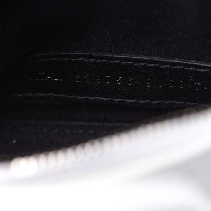 Balenciaga Calfskin Logo Crocodile Embossed Mini Ville Top Handle Bag White Black 7 of 7