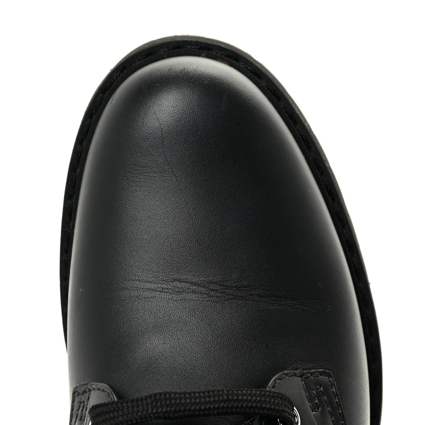 Calfskin Stretch Fabric FF Rockoko Biker Boots 39 Black Tobacco
