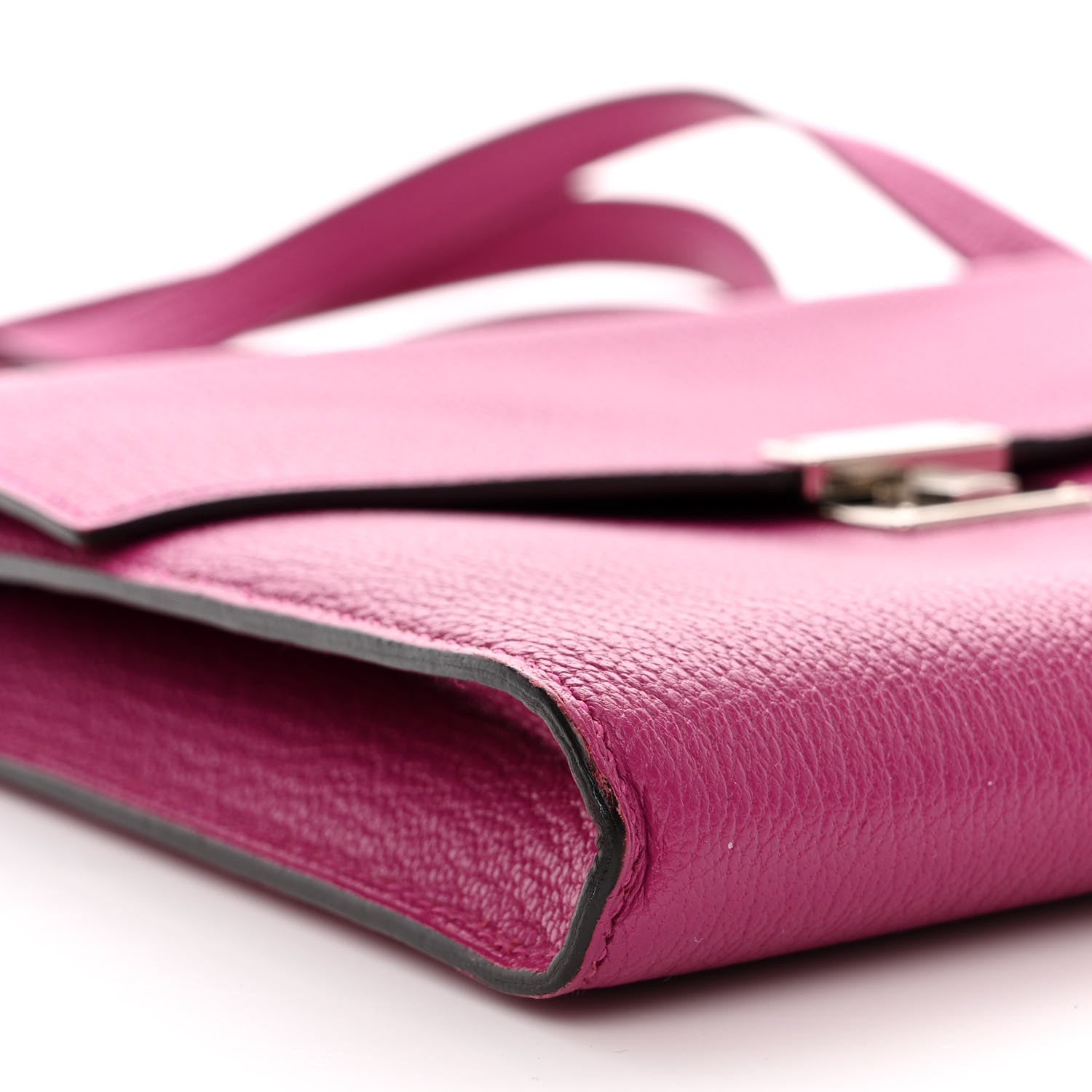 Hermes Chevre Mysore Clic 16 Wallet Rose Poupre 10 of 12