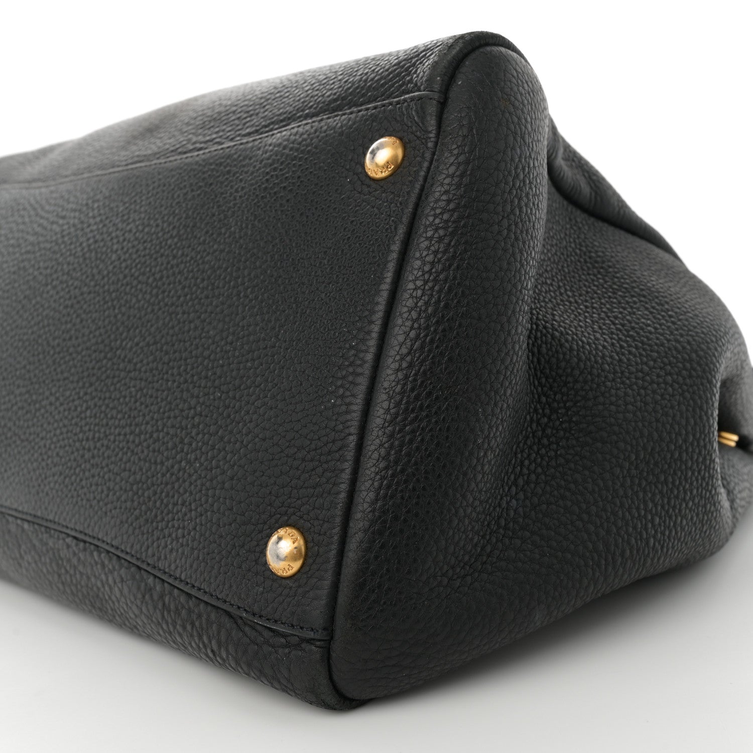 Prada Vitello Daino Shopping Satchel Black 10 of 15