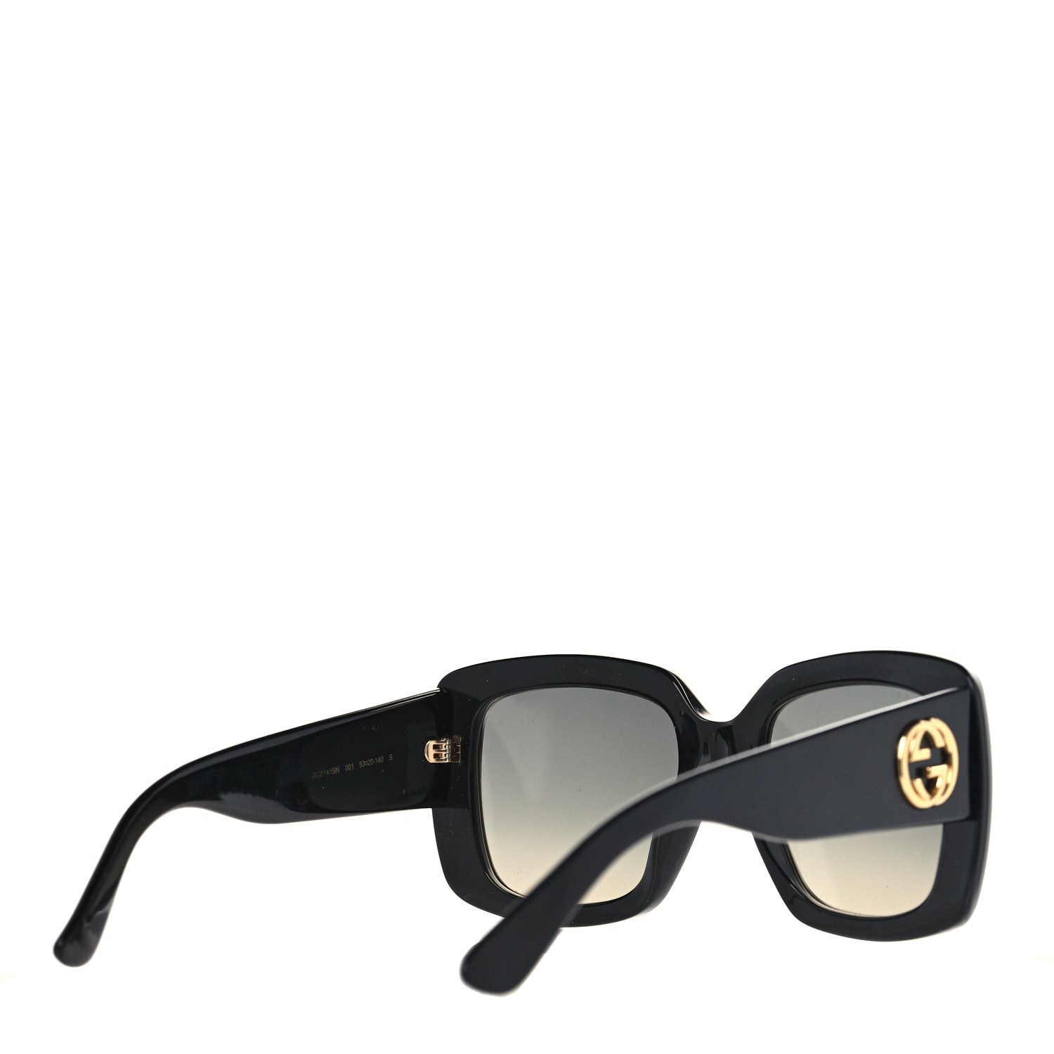 Gucci Acetate Square Frame Sunglasses GG0141SN Black 3 of 7
