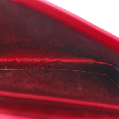 Saint Laurent Calfskin Classic Y Ligne Clutch Fuchsia 5 of 11