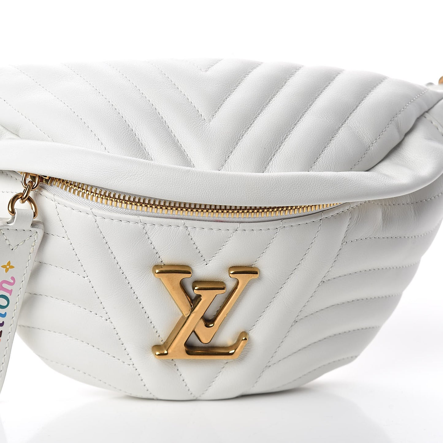 Calfskin New Wave Bumbag Snow