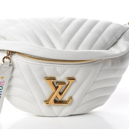 Louis Vuitton Calfskin New Wave Bumbag Snow 8 of 10