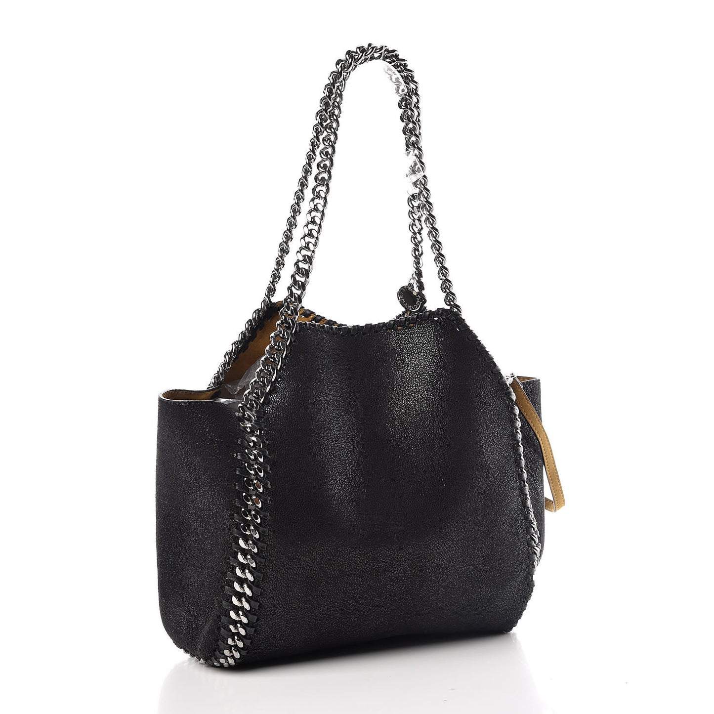 Shaggy Deer Small Falabella Reversible Tote Black