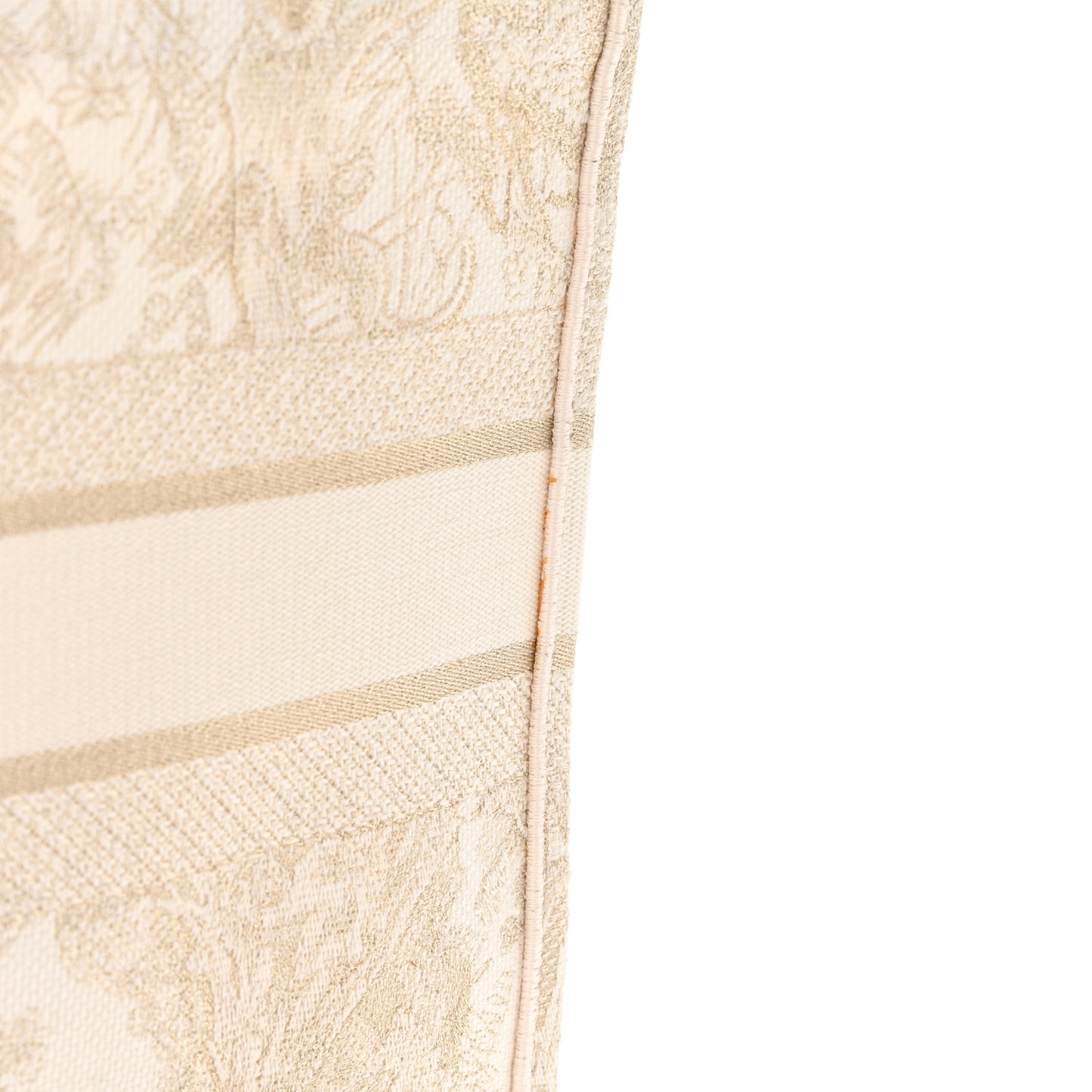 Canvas Embroidered Medium Dioriviera Toile De Jouy Book Tote Gold