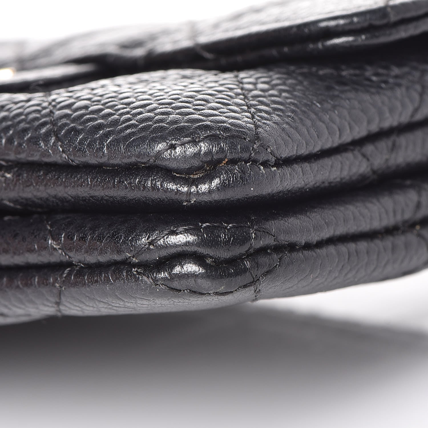 Chanel Caviar Quilted Zip Card Holder Black 11 of 12