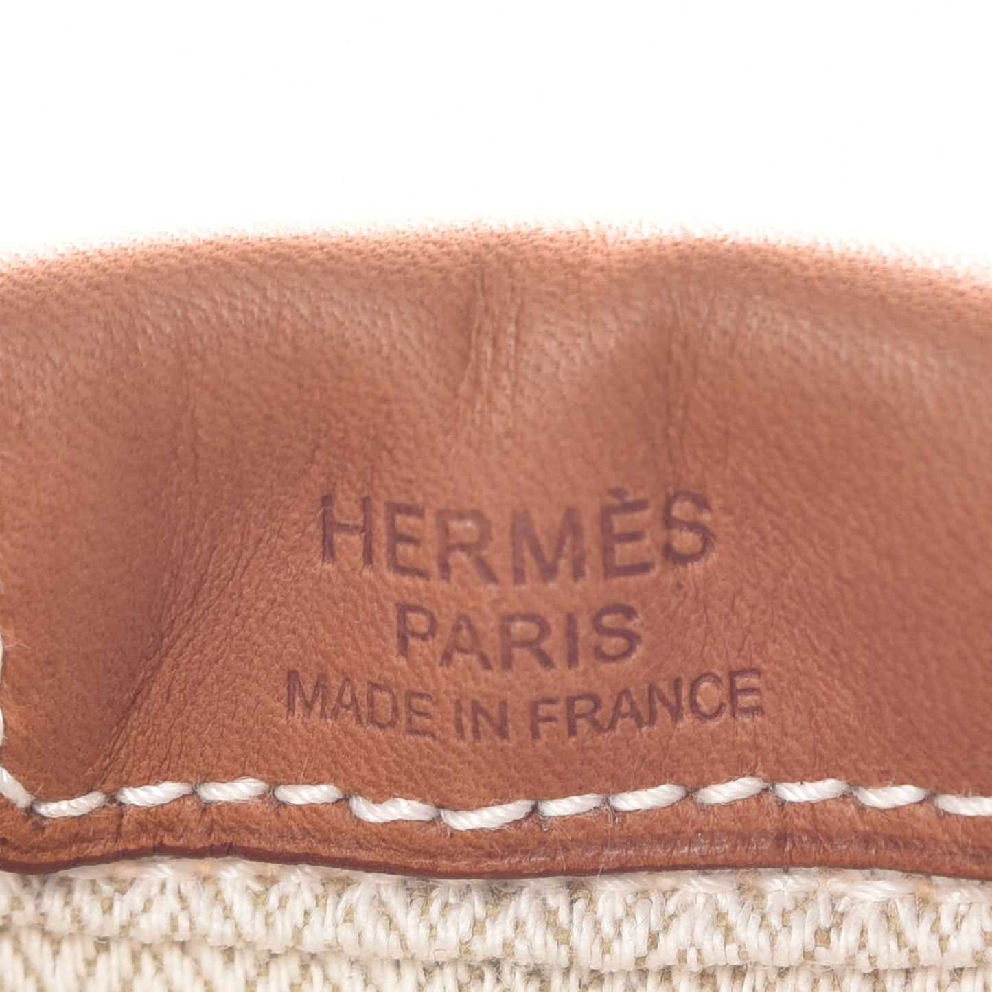 Canvas Barenia Fourbi 25 MM Pouch Naturel Fauve