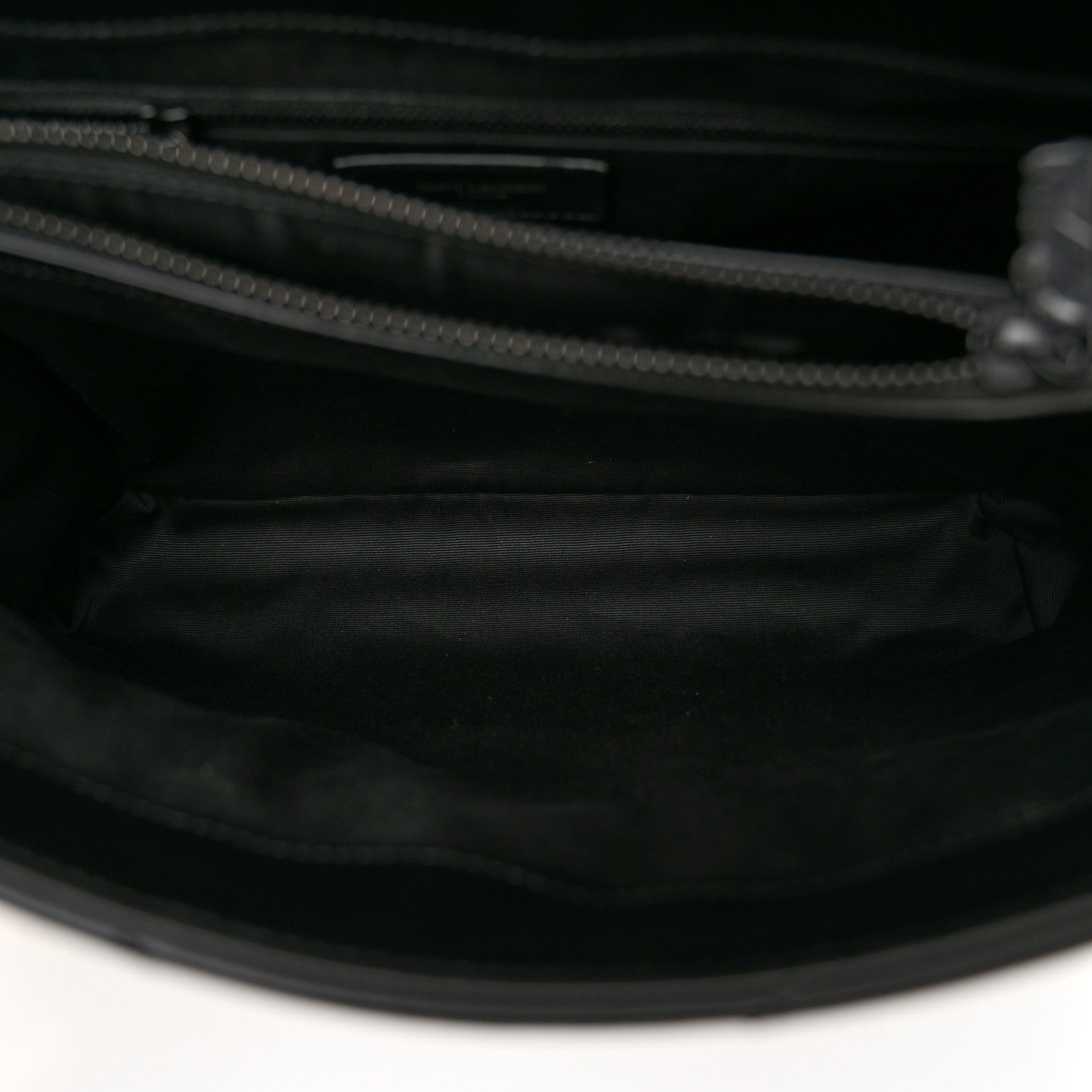 Saint Laurent Calfskin Y Quilted Monogram Monochrome Medium Loulou Chain Satchel Black 5 of 10